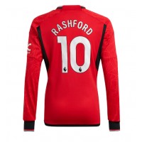 Dres Manchester United Marcus Rashford #10 Domáci 2023-24 Dlhy Rukáv